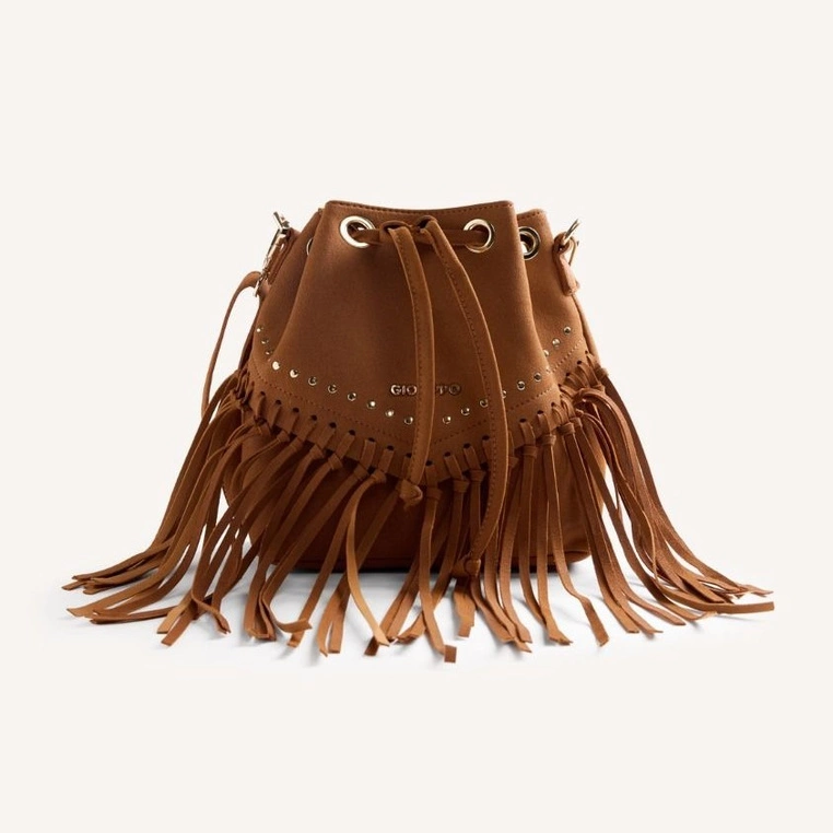 Torebka worek - GIOSEPPO 76970 BRĄZOWA