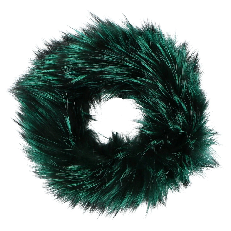 Luksusowa opaska z futra naturalnego - TYMOTEO LOVE K8 ZIELONA