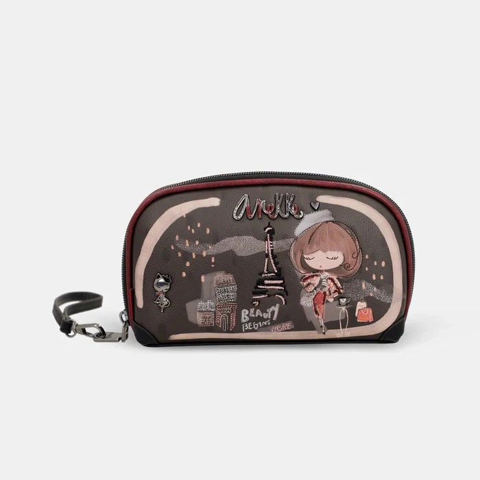 Duży damski portfel kosmetyczka - ANEKKE MADEMOISELLE 41809-709