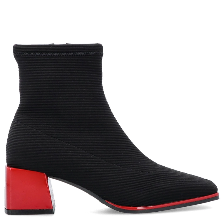 Botki na niskim obcasie - GIOSEPPO 76713 CZARNE