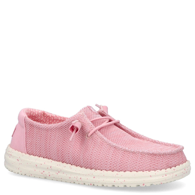 Lekkie półbuty damskie - HEY DUDE WENDY STRETCH SOX 41878 RÓŻOWE