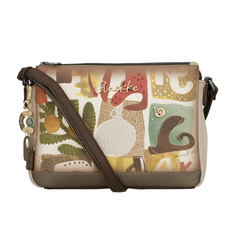 Torebka damska trzykomorowa - ANEKKE MUSE AMPHORA 42713-184