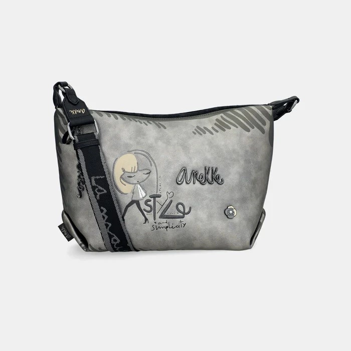 Torebka damska na ramię - ANEKKE MADEMOISELLE NATURE KOKO 41863-521