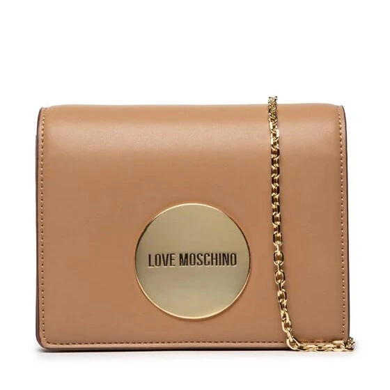 Torebka damska - LOVE MOSCHINO JC4358PP0FKG0209 BRĄZOWA