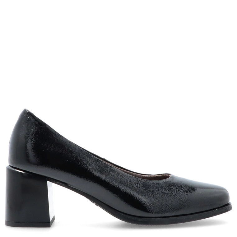 Komfortowe czółenka na szerszą stopę - PITILLOS 10830 CZARNE