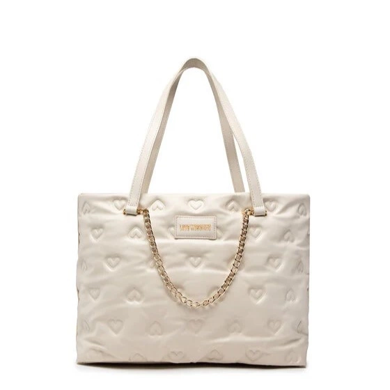 Torebka damska - LOVE MOSCHINO JC4042PP1FLD0000 BEŻOWA