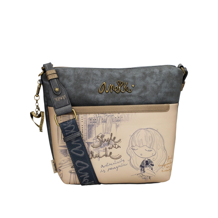 Torebka damska na ramię - ANEKKE MADEMOISELLE STUDIO 41843-248