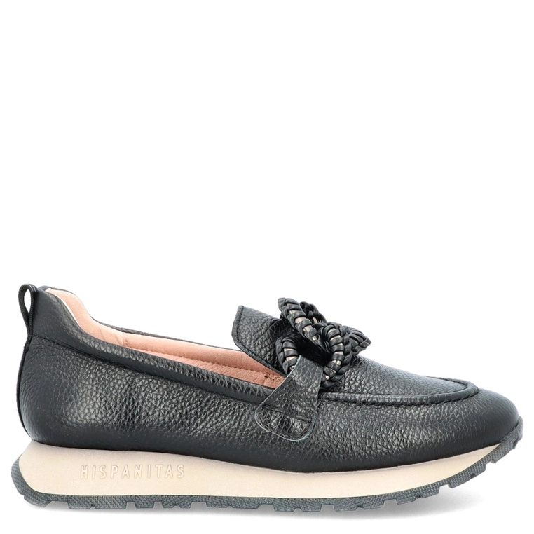 Hiszpańskie półbuty z klamrą - HISPANITAS HI254238 CZARNE