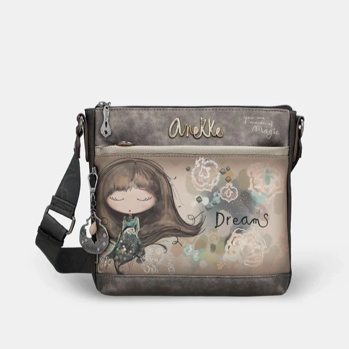 Prostokątna listonoszka damska - ANEKKE REAL 41703-069