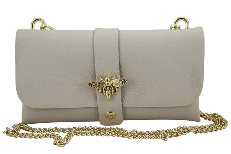  Torebka ze skóry naturalnej - BARBERINIS 958/10 BEŻOWA