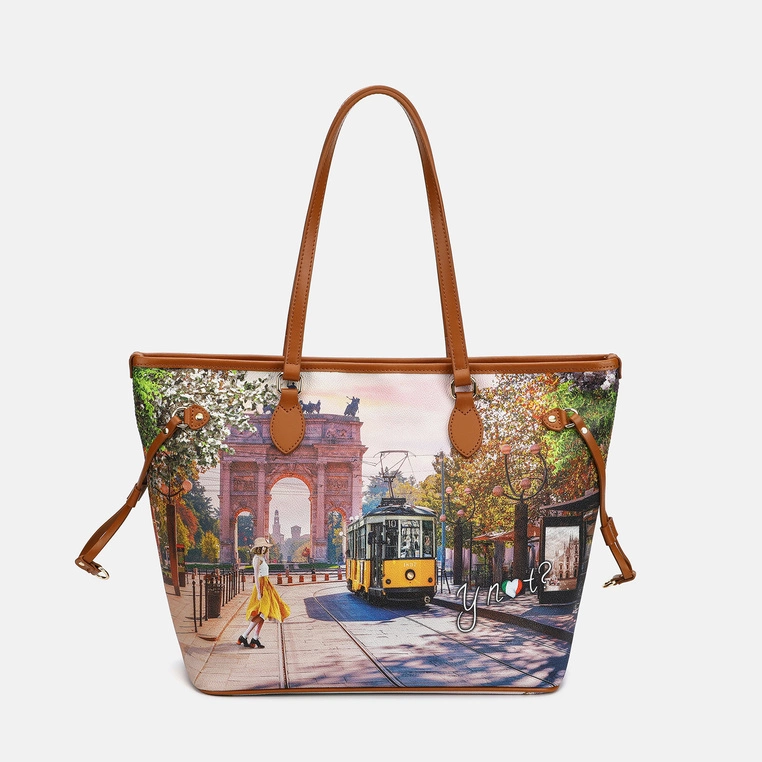 Torebka shopper - YNOT YES319S5 SPRING IN MILANO