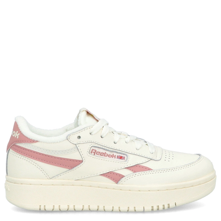 Sneakersy damskie - REEBOK CLUB C DOUBLE REVENGE GY4802 BIAŁO-RÓŻOWE