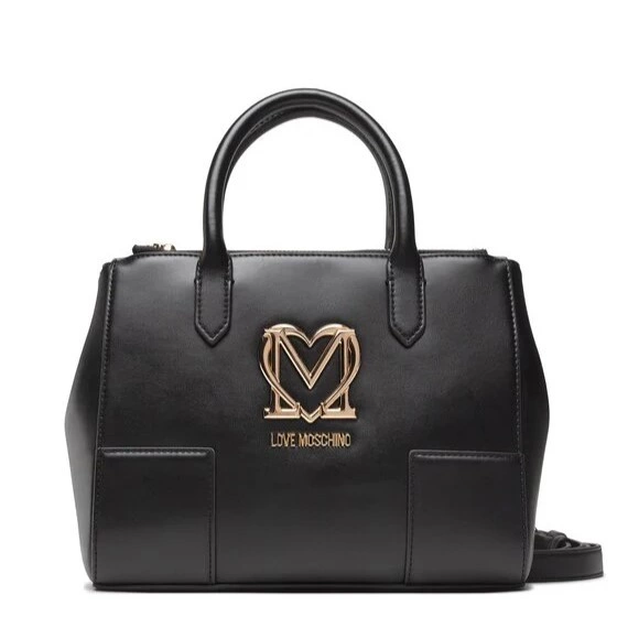 Torebka damska - LOVE MOSCHINO JC4410PP0FKQ0000 CZARNA