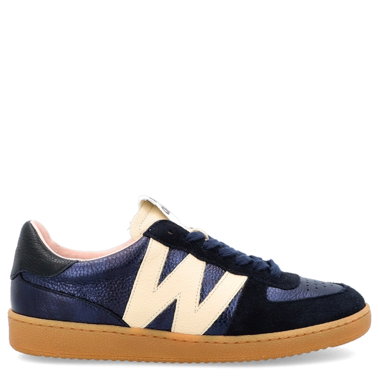 Hiszpańskie sneakersy premium - WONDERS AP-2002 GRANATOWE