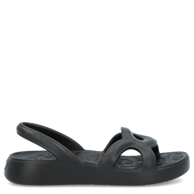 Lekkie hiszpańskie sandały - WONDERS GLUB CZARNE