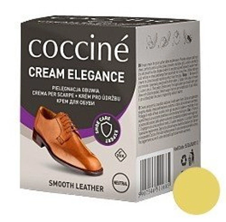 COCCINE CREAM ELEGANCE BEŻOWY- krem do obuwia ze skóry licowej