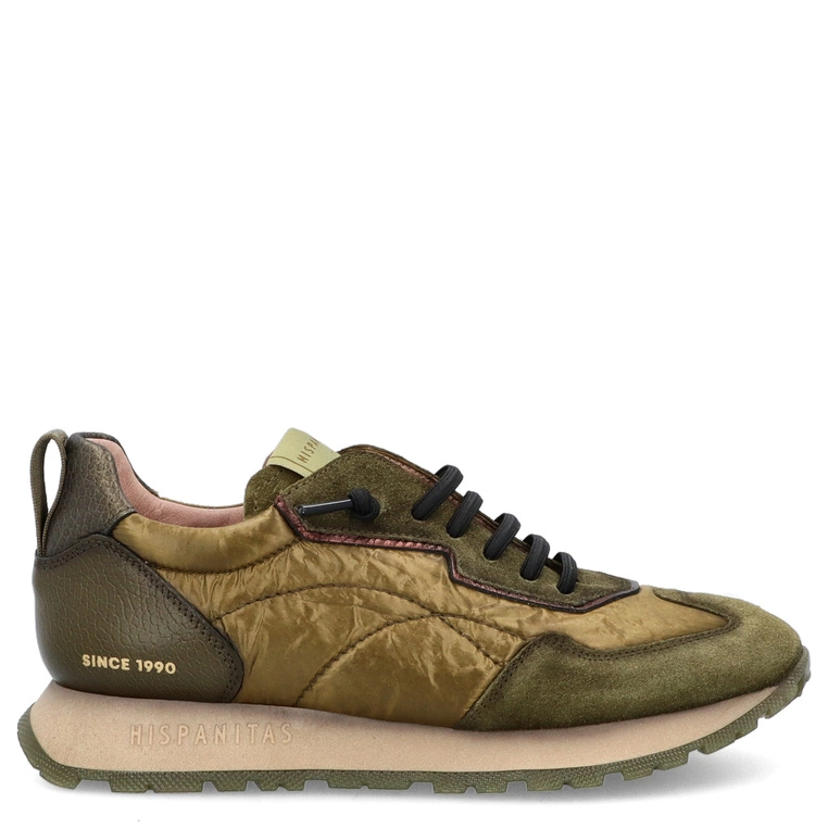 Hiszpańskie sneakersy damskie - HISPANITAS HI254209 KHAKI