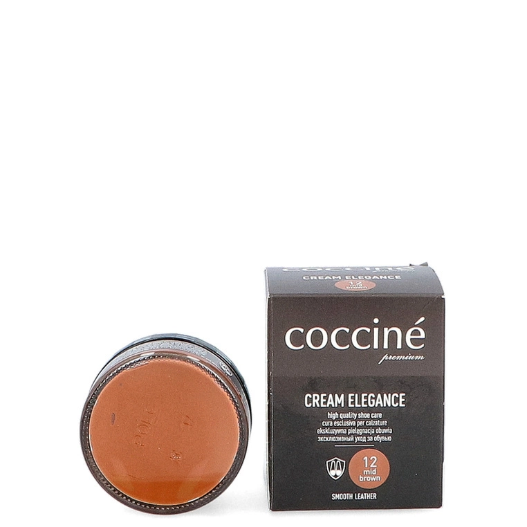 COCCINE CREAM ELEGANCE ŚREDNI BRĄZ krem do obuwia ze skóry licowej