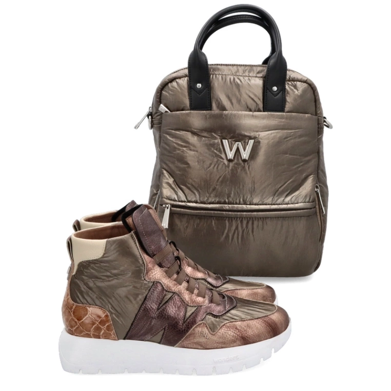 ZESTAW BUTY I PLECAK - WONDERS A-2493 WB-52006 